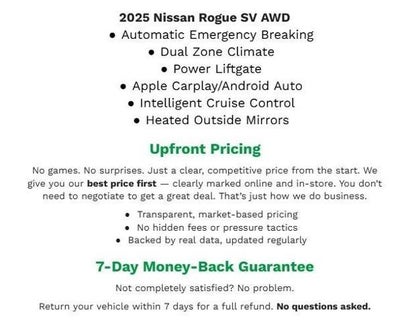 2025 Nissan Rogue SPORT UTILITY