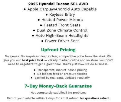2025 Hyundai Tucson SEL AWD