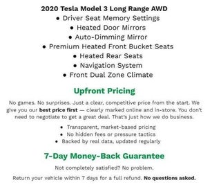 2020 Tesla Model 3 Long Range AWD