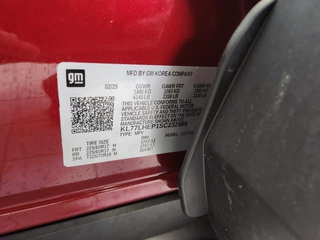 2025 Chevrolet Trax FWD 4DR LT **APPLE CARPLAY/ANDROID AUTO**REMOTE KEYLESS ENTRY**HEATED FRONT SEATS**