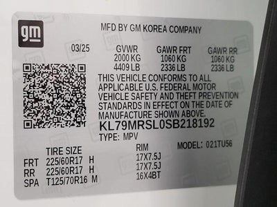 2025 Chevrolet Trailblazer AWD 4DR LT W/2LT **APPLE CARPLAY/ANDROID AUTO**REMOTE START**TRAILER WIRING**