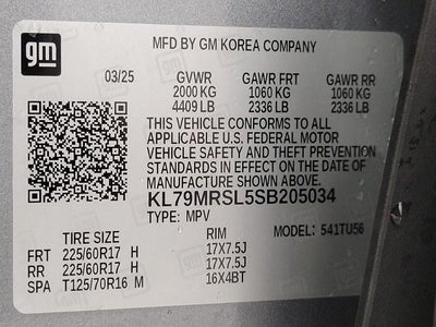 2025 Chevrolet Trailblazer AWD 4dr LT