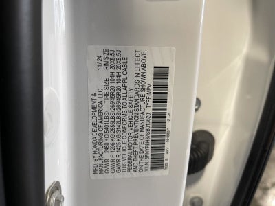 2025 Honda Passport Black Edition AWD