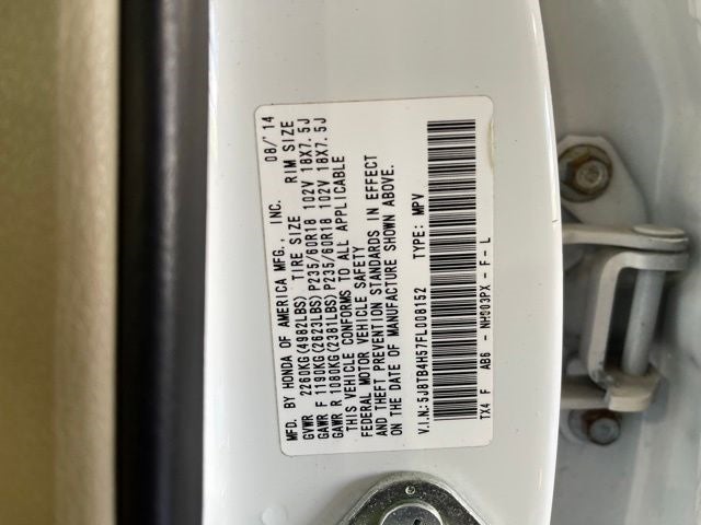 2015 Acura RDX AWD 4dr Tech Pkg