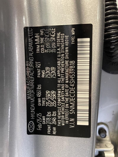 2025 Hyundai Tucson Limited AWD