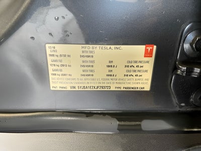 2018 Tesla Model S 75D AWD