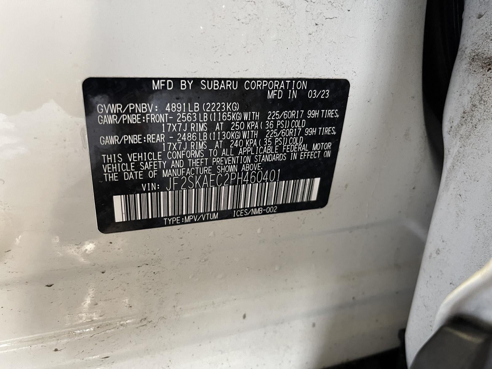 2023 Subaru Forester Premium CVT