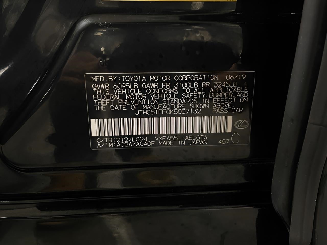 2019 Lexus LS LS 500 AWD