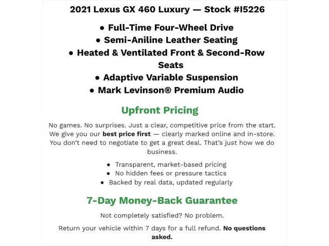 2021 Lexus GX GX 460 Luxury 4WD