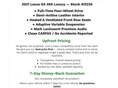 2021 Lexus GX GX 460 Luxury 4WD