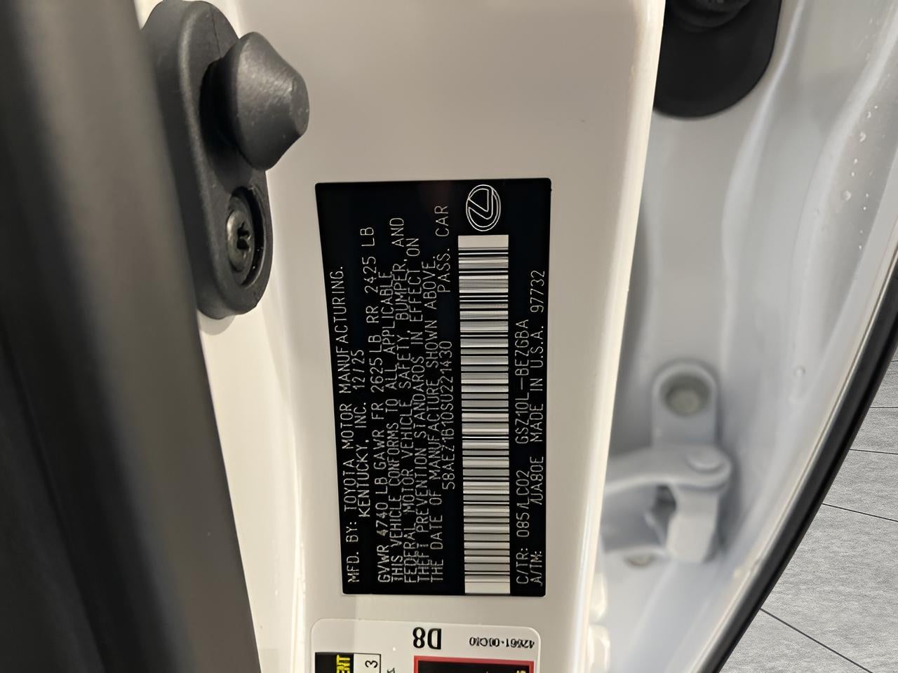 2025 Lexus ES 350 LUXURY