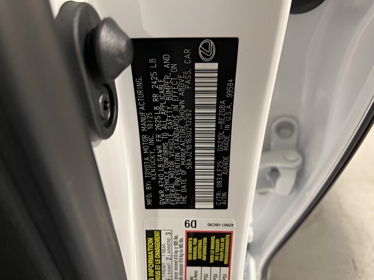 2025 Lexus ES 350 F SPORT HANDLING