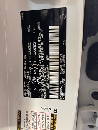 2026 Lexus LX HYBRID LX 700h F SPORT HANDLING