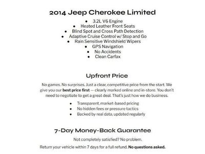 2014 Jeep Cherokee FWD 4dr Limited