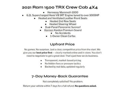 2021 RAM 1500 TRX 4x4 Crew Cab 5'7 Box