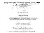 2019 Chevrolet Silverado 1500 4WD Crew Cab 147 Custom