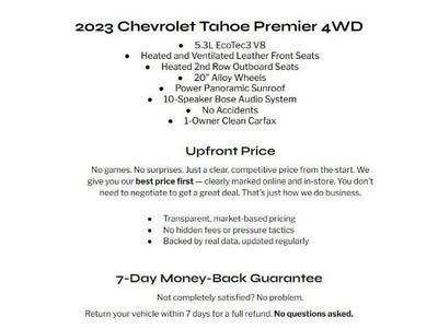 2023 Chevrolet Tahoe 4WD 4dr Premier
