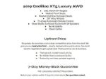 2019 Cadillac XT5 AWD 4dr Luxury