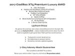2017 Cadillac XT5 AWD 4dr Premium Luxury