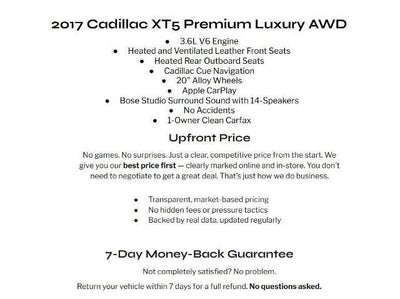 2017 Cadillac XT5 AWD 4dr Premium Luxury