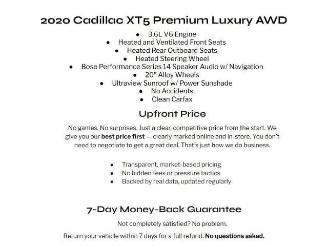 2020 Cadillac XT5 AWD 4dr Premium Luxury