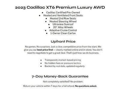 2023 Cadillac XT6 AWD 4dr Premium Luxury