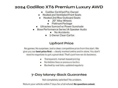 2024 Cadillac XT6 AWD 4dr Premium Luxury
