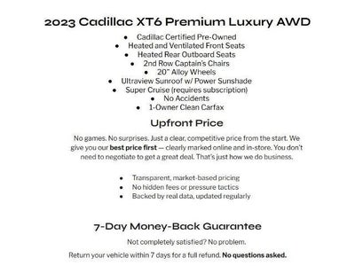 2023 Cadillac XT6 AWD 4dr Premium Luxury