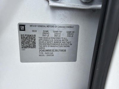 2018 Cadillac XTS 4dr Sdn Luxury FWD