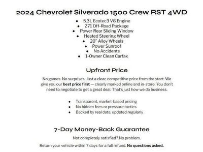 2024 Chevrolet Silverado 1500 4WD Crew Cab 147 RST