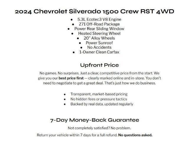 2024 Chevrolet Silverado 1500 4WD Crew Cab 147 RST