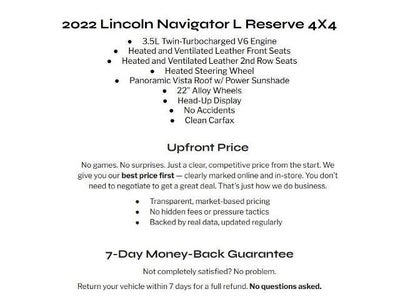 2022 Lincoln Navigator L Reserve 4x4