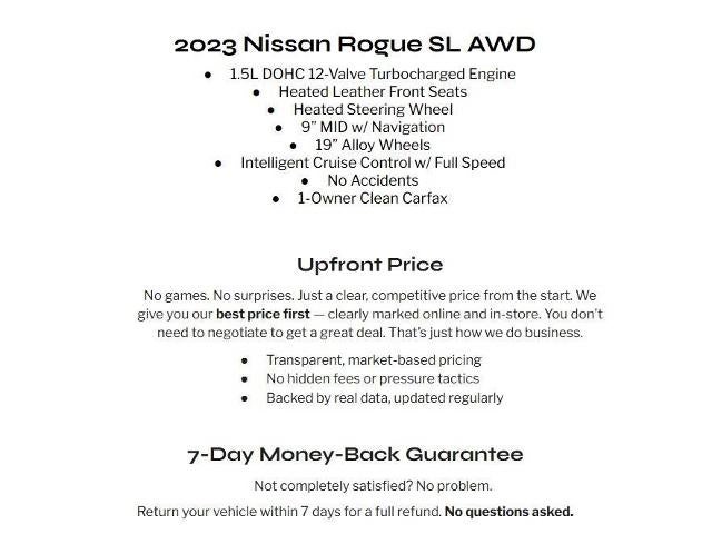 2023 Nissan Rogue AWD SL
