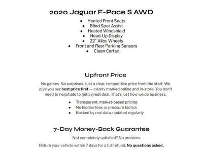 2020 Jaguar F-PACE S AWD