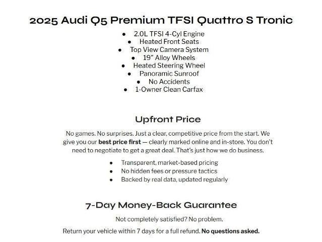 2025 Audi Q5 Premium 2.0 TFSI quattro