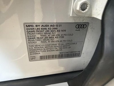 2021 Audi Q7 Premium Plus 55 TFSI quattro