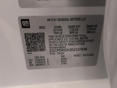 2024 Chevrolet Silverado 1500 4WD CREW CAB SHORT BED LT WITH 2FL