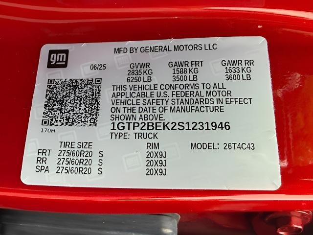 2025 GMC Canyon 4WD Crew Cab Elevation