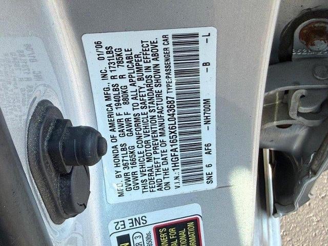 2006 Honda Civic Sdn LX AT