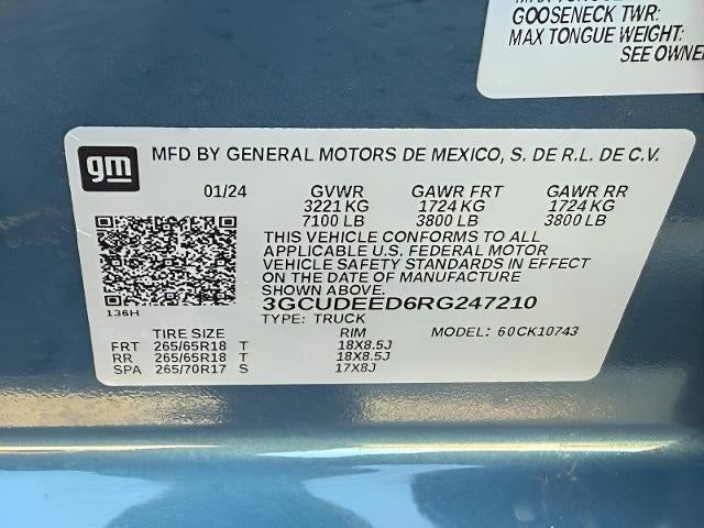 2024 Chevrolet Silverado 1500 4WD Crew Cab 147 RST