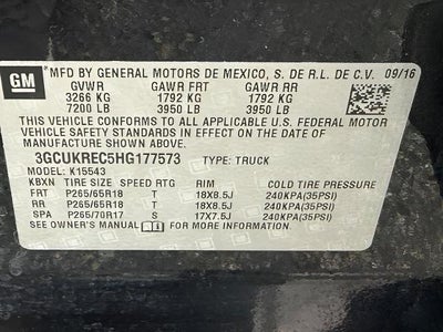 2017 Chevrolet Silverado 1500 LT