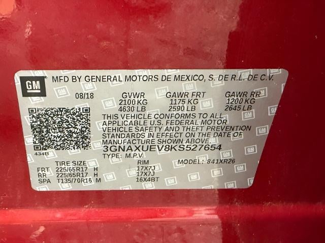 2019 Chevrolet Equinox AWD 4dr LT w/1LT