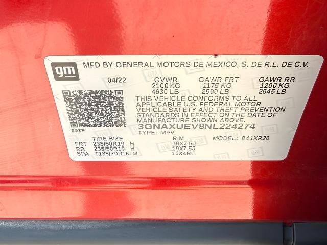 2022 Chevrolet Equinox AWD 4dr LT w/1LT