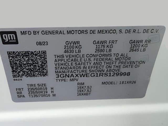 2024 Chevrolet Equinox AWD 4dr RS