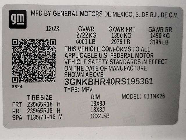 2024 Chevrolet Blazer AWD 4dr LT w/2LT