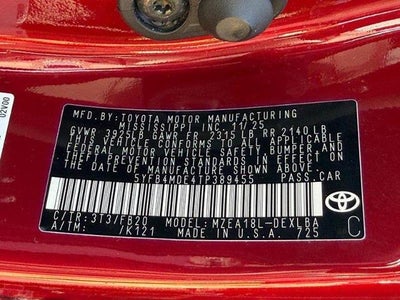 2026 Toyota Corolla LE CVT