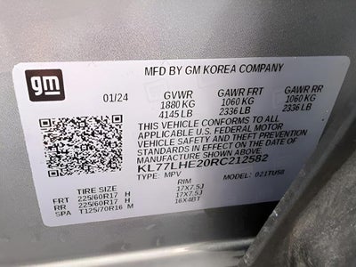 2024 Chevrolet Trax FWD 4dr LT