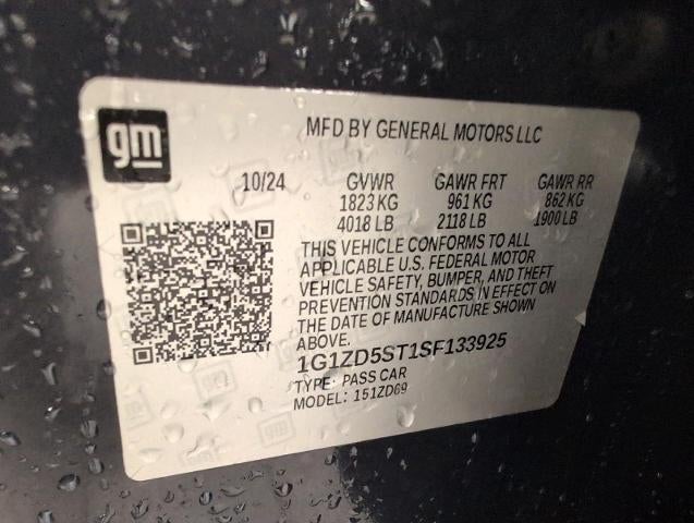 2025 Chevrolet Malibu 4dr Sdn 1LT
