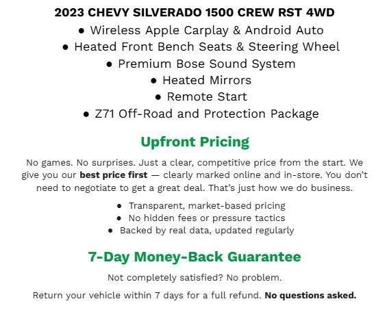 2023 Chevrolet Silverado 1500 4WD Crew Cab 147 RST
