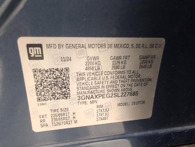 2025 Chevrolet Equinox AWD 4dr LT w/2LT
